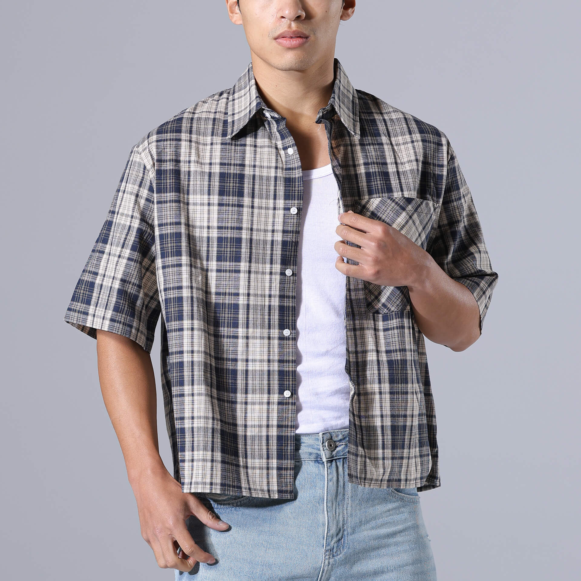 Akai Plaid Shirt - Image 7