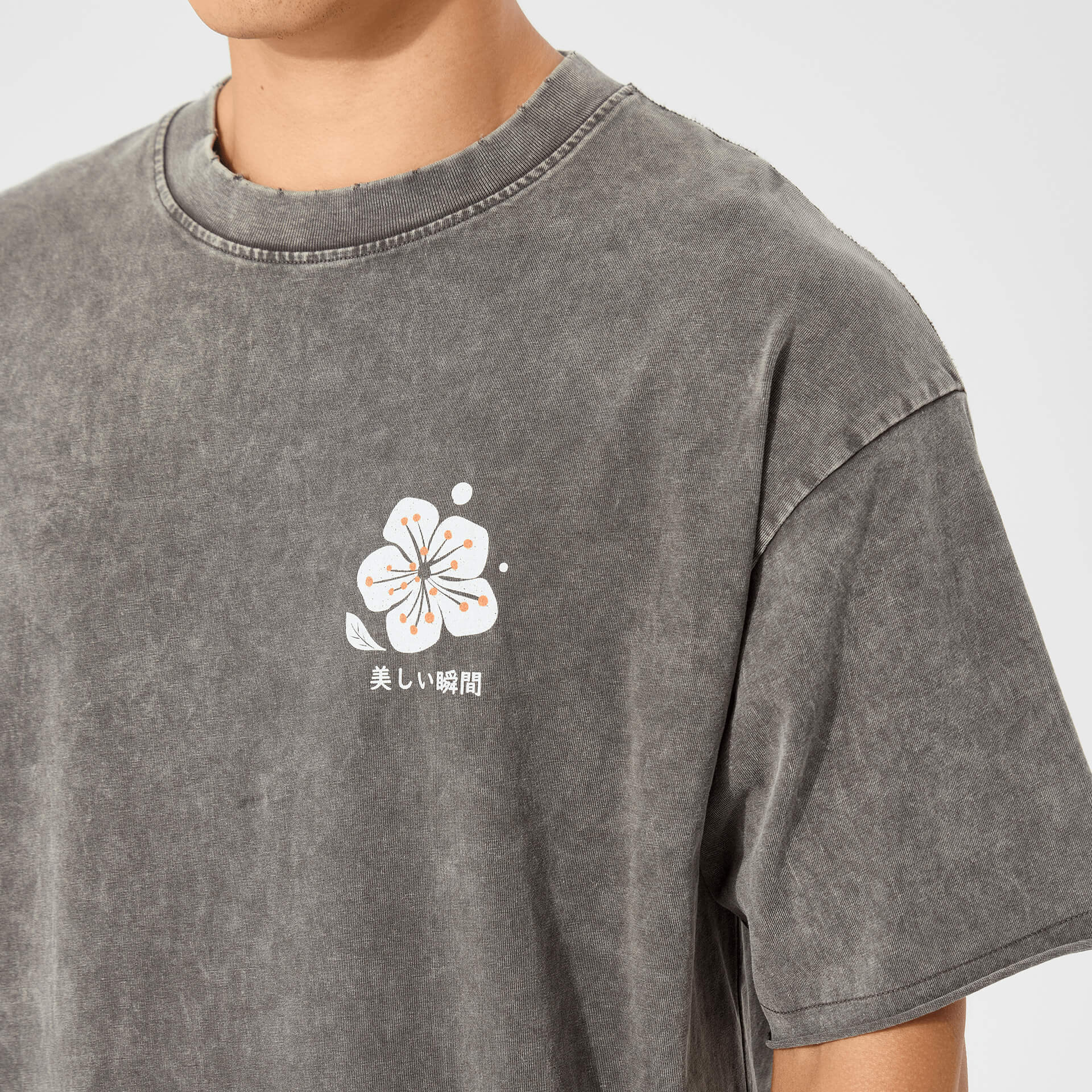 Crane Bloom Printed Tee - Image 5