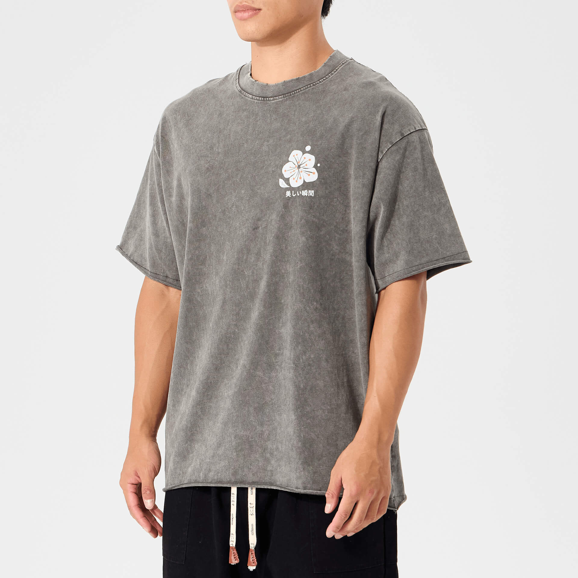 Crane Bloom Printed Tee - Image 8