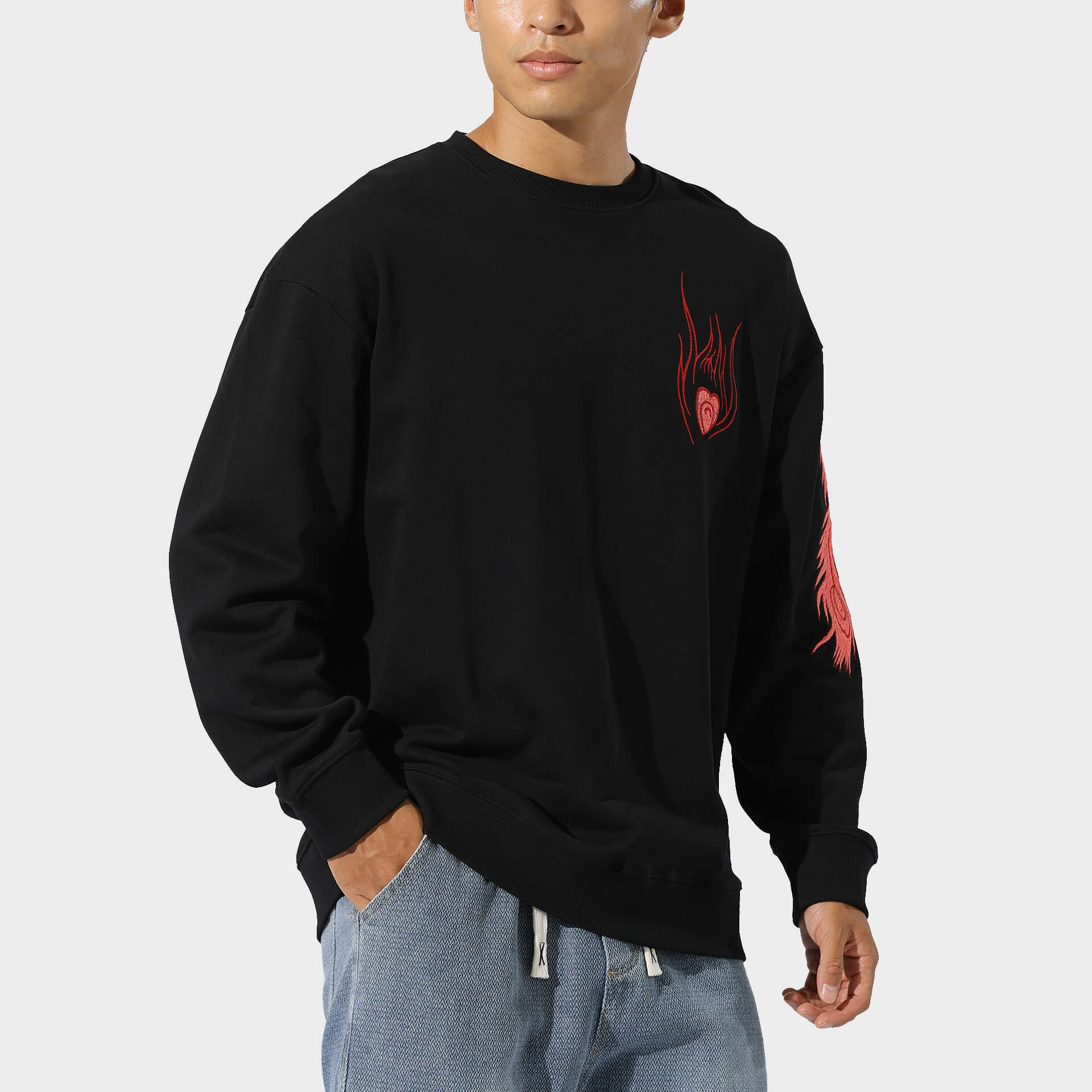 Enjin Phoenix Embroidered Sweatshirt - Image 4