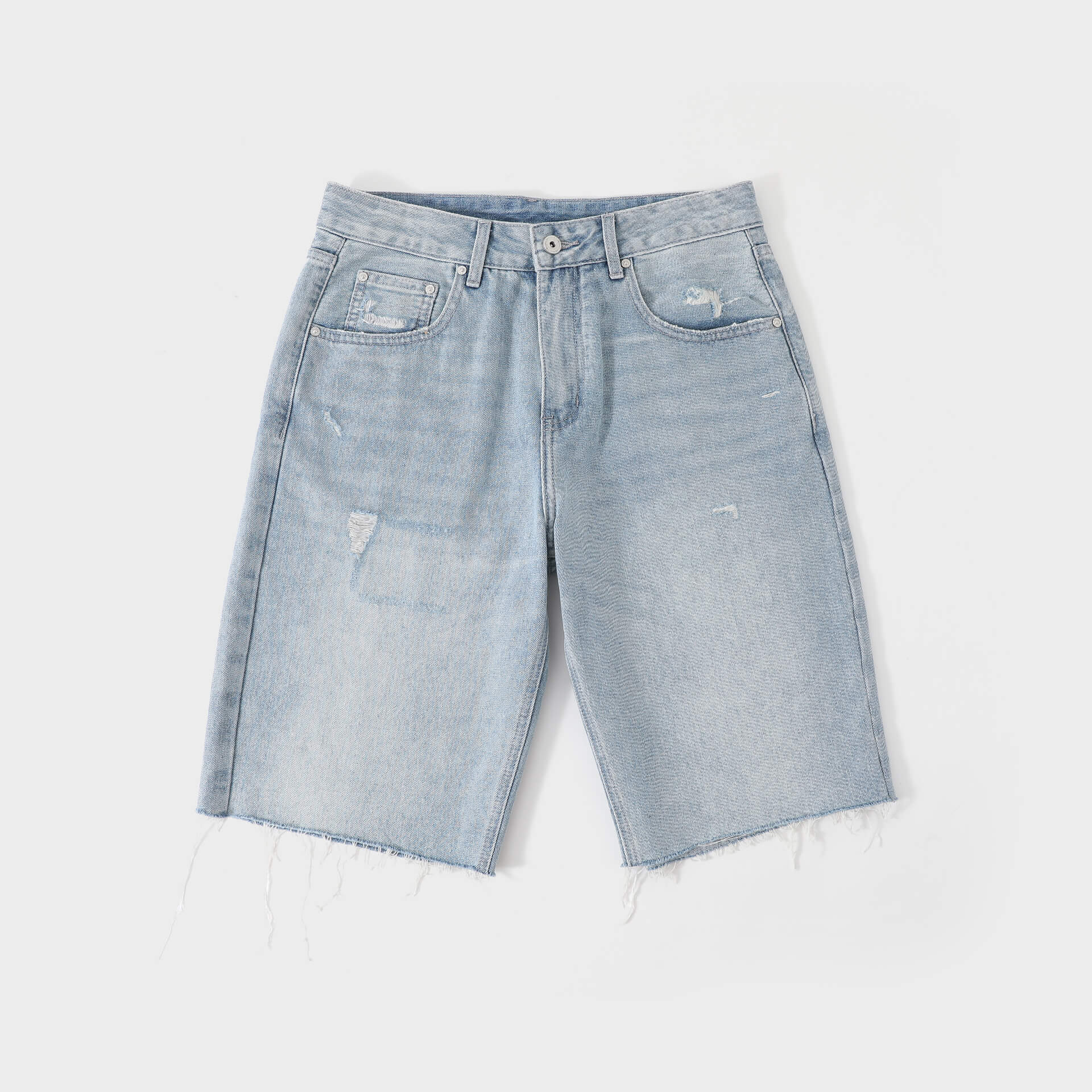 Nami Washed Denim Shorts - Image 5