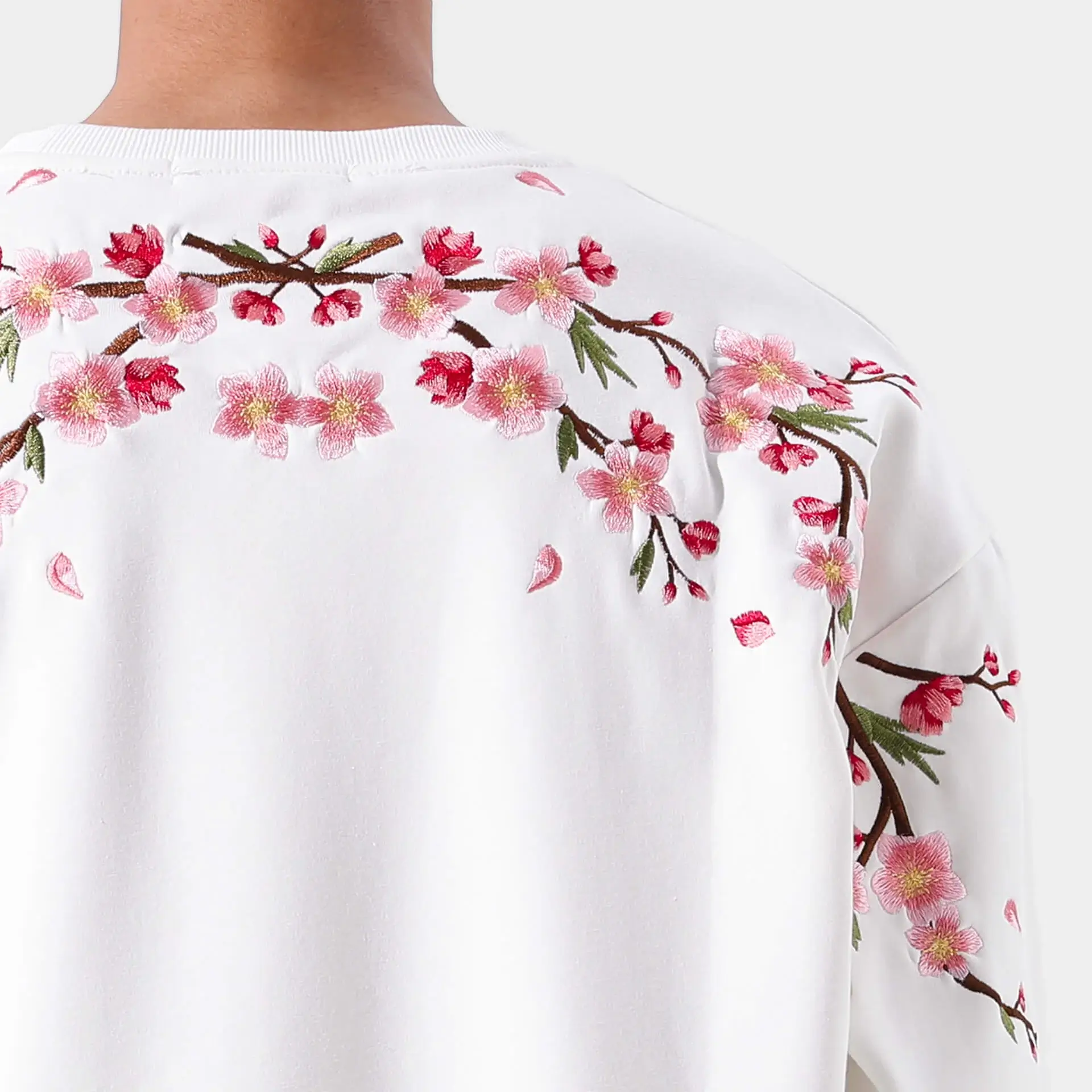 Sakura Embroidered Sweatshirt - Image 10
