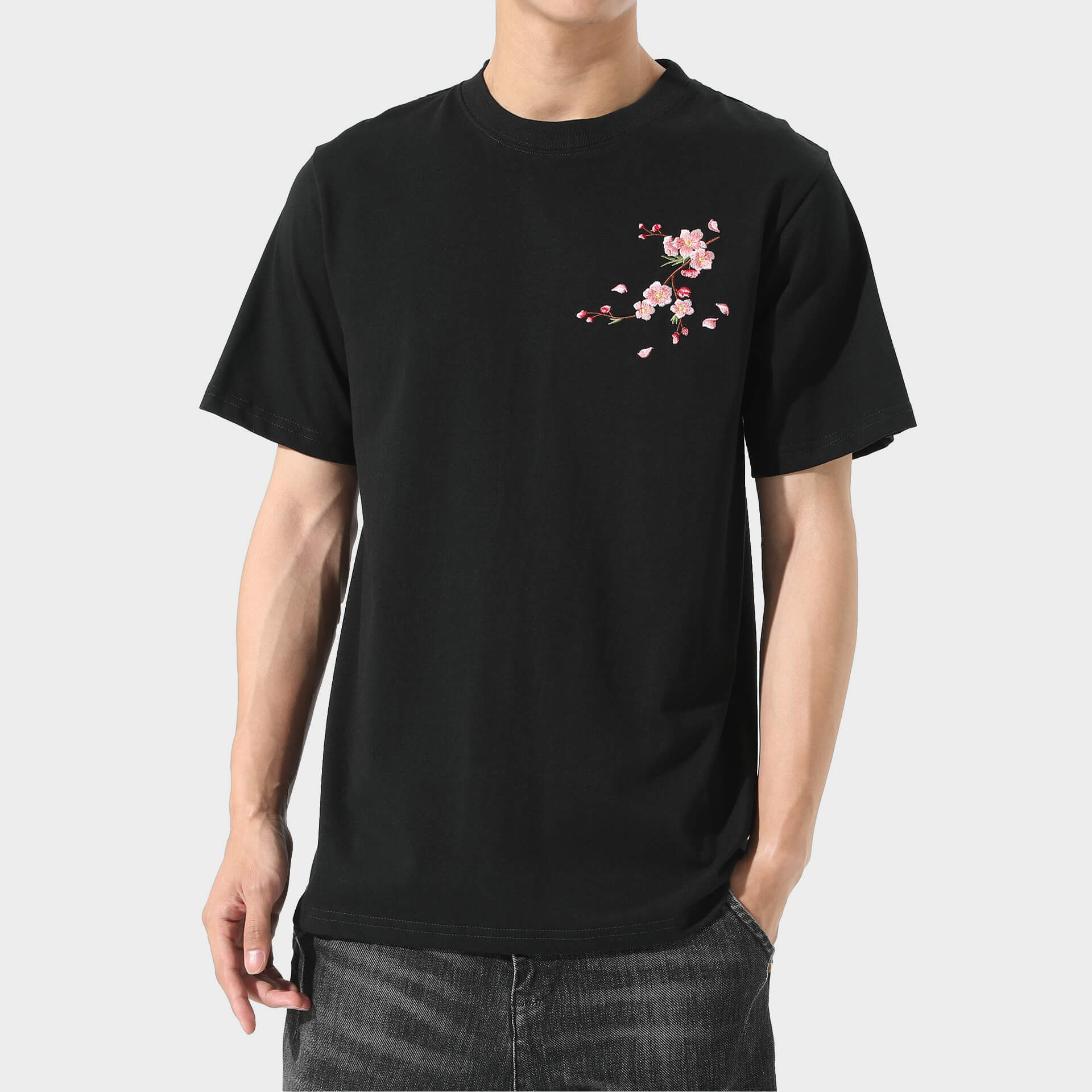 Sakura Embroidered Shirt - Image 4