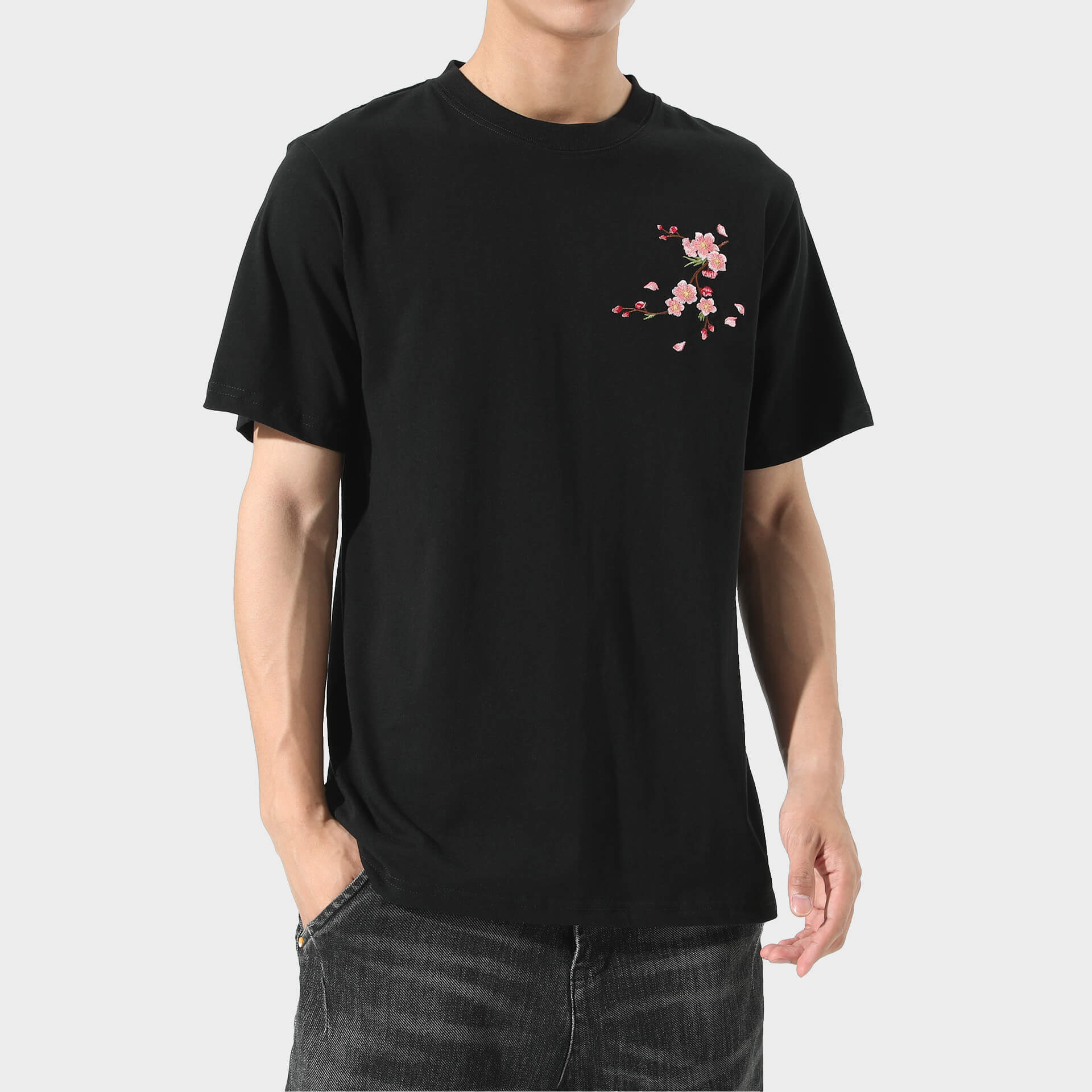 Sakura Embroidered Shirt - Image 5